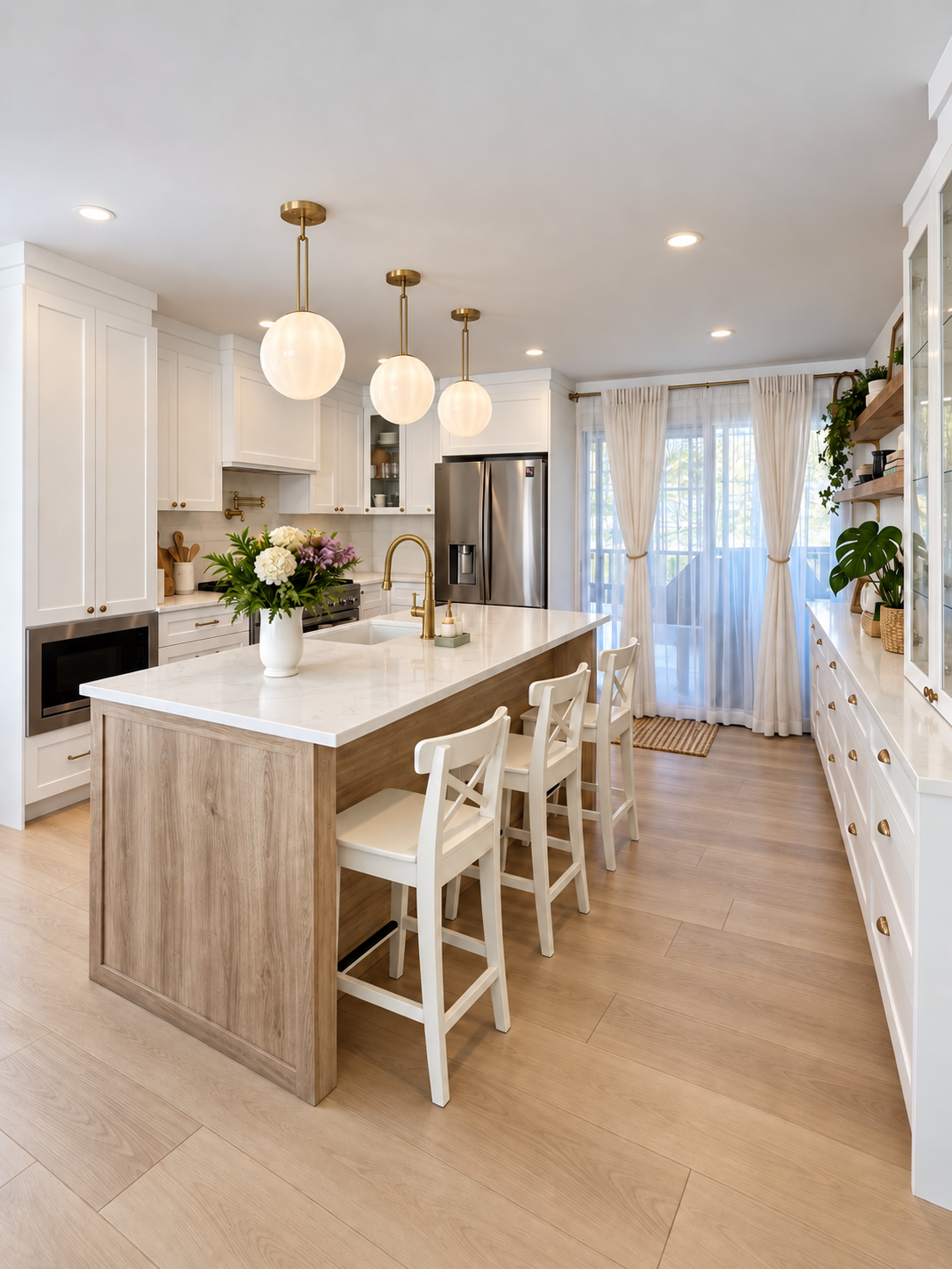 Two-Tone Shaker Kitchen 